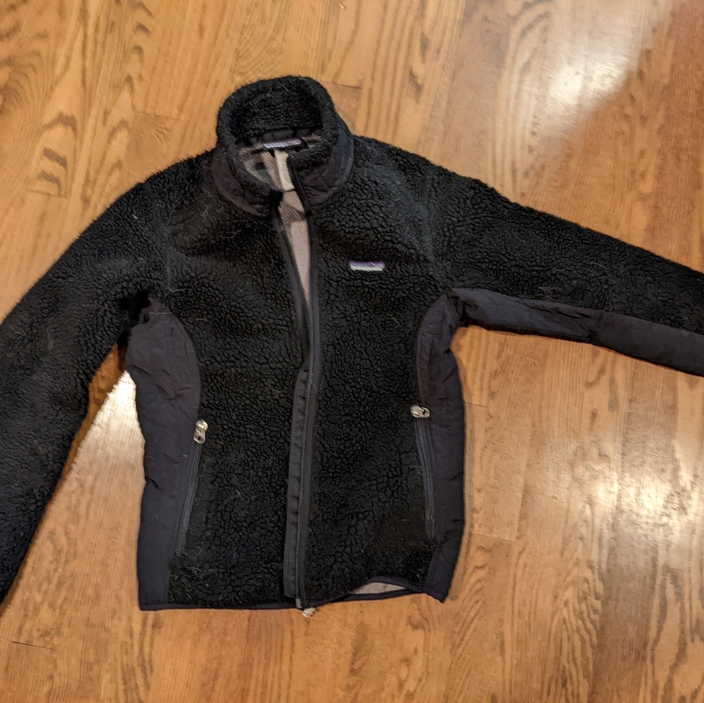 Patagonia windproof fleece jacket - women's small